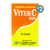 Viter-C Vitamin C 500 Botol - 30 Kaplet | 2 Pcs