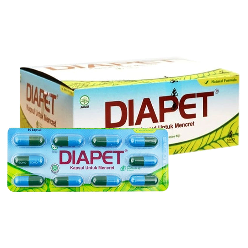 Diapet Kapsul Untuk Mencret - 120 Kapsul