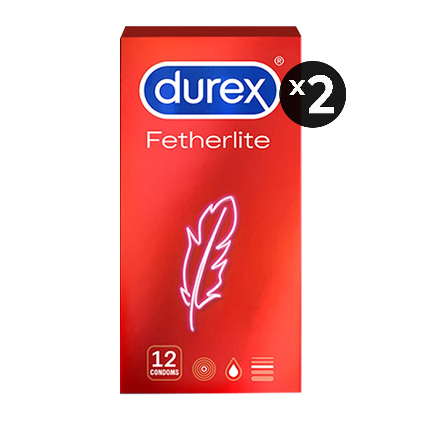 Durex Kondom Fetherlite 12 Pcs (2 Box)