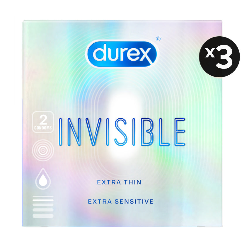 Gambar Durex Kondom Invisible 2 Pcs (3 Box) Kondom