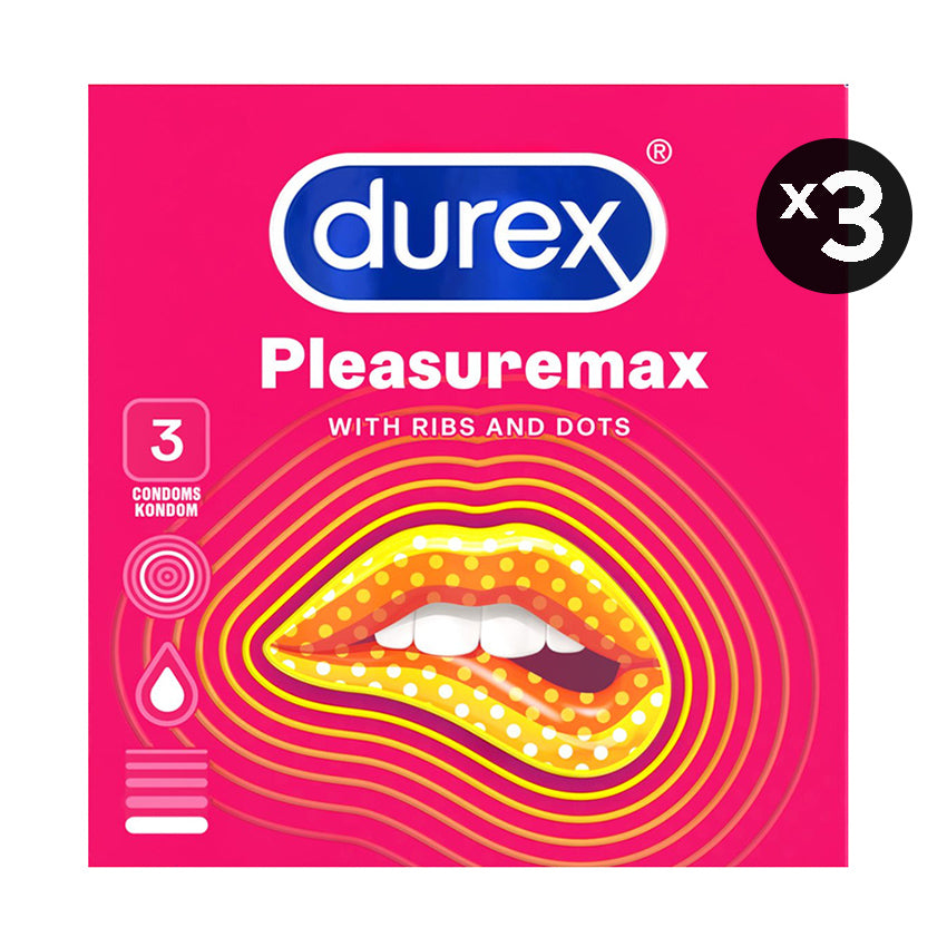 Durex Kondom Pleasuremax 3 Pcs (3 Box)