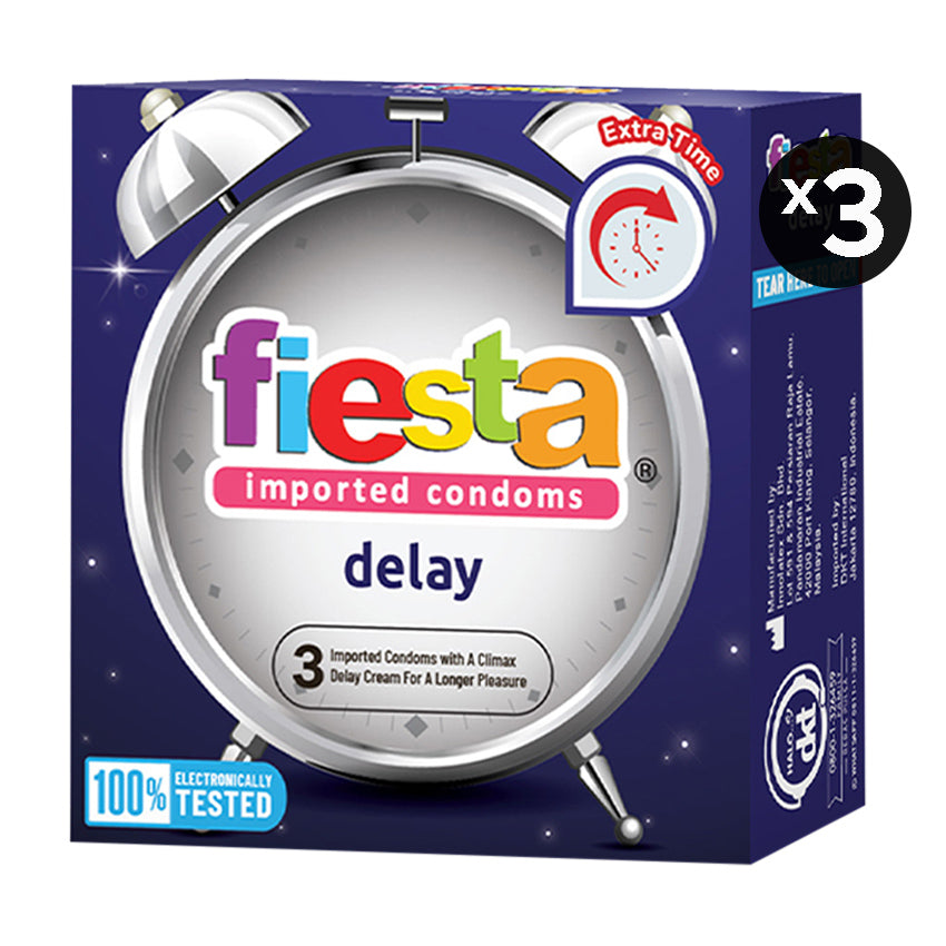 Fiesta Kondom Delay - 3 Pcs (3 Box)
