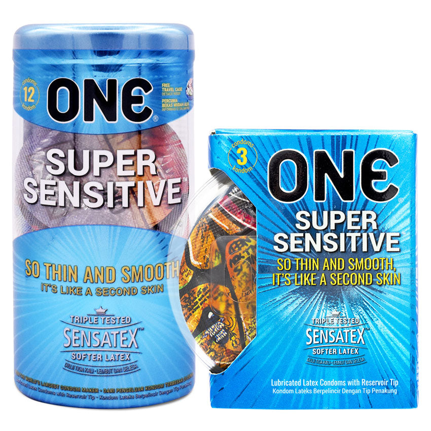 ONE® Kondom Super Sensitive 12 Pcs  3 Pcs