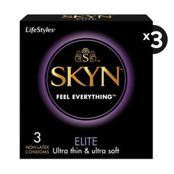 Gambar SKYN Kondom Elite - 3 Pcs (3 Box) Kondom