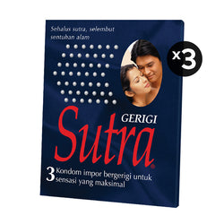 Gambar Sutra Kondom Gerigi - 3 pcs (3 Box) Kondom
