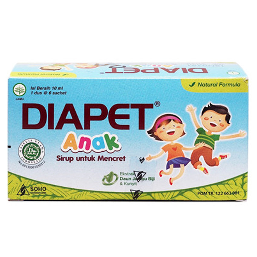 Diapet Anak Sirup Untuk Mencret - 6 Sachet