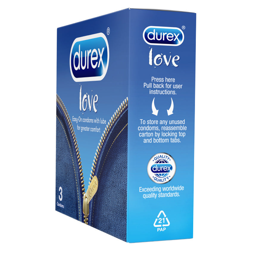 Gambar Durex Kondom Love Jeans - 3 Pcs Kondom