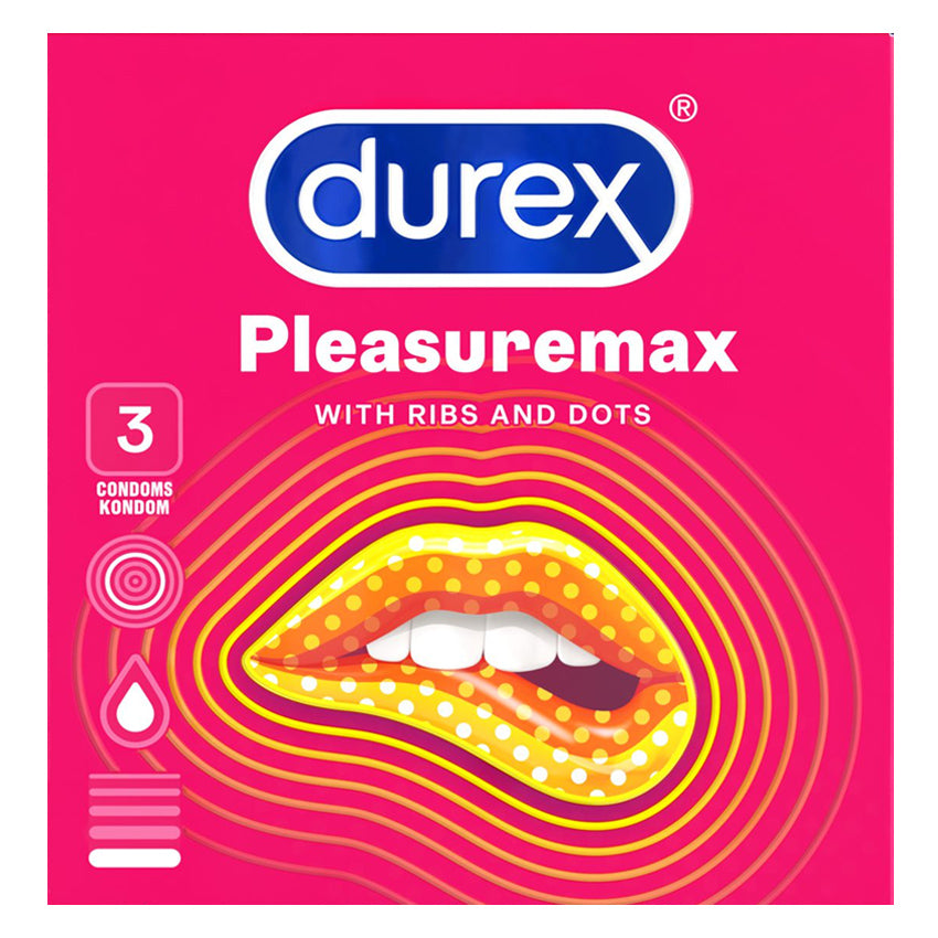 Durex Kondom Pleasuremax - 3 Pcs