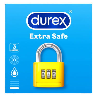 Durex Kondom Extra Safe - 3 Pcs