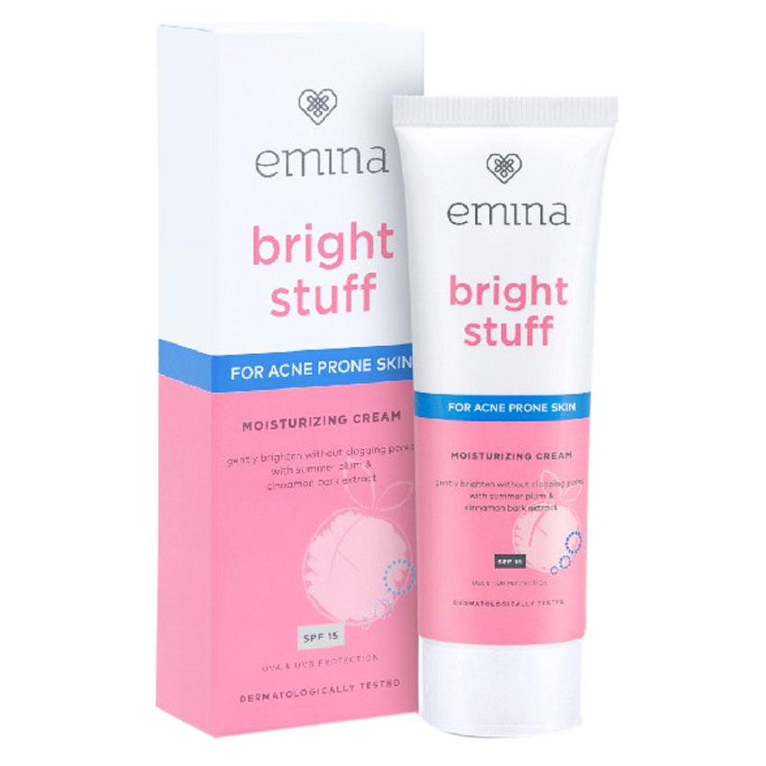 Gambar Emina Bright Stuff for Acne Prone Skin Moisturizing Cream - 20 mL Perawatan Wajah