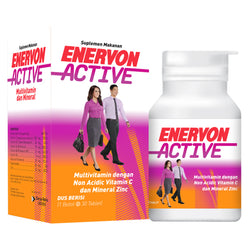 Gambar Enervon Active Multivitamin - 30 Tablet Suplemen Kesehatan