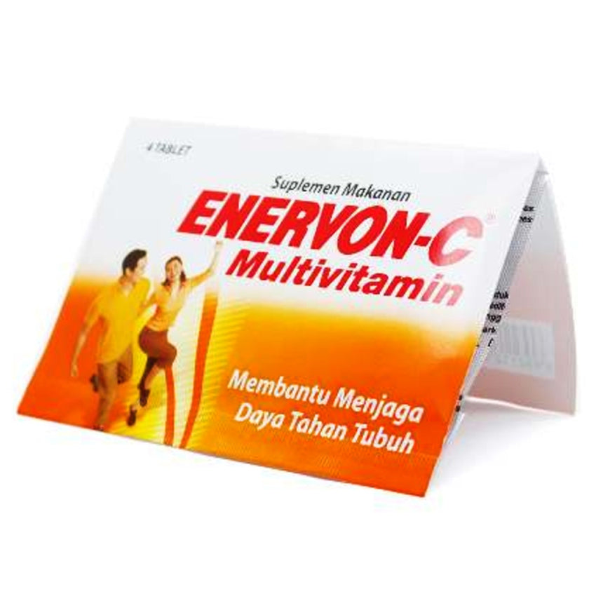 Gambar Enervon-C Multivitamin - 4 Tablet Suplemen Kesehatan