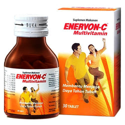 Gambar Enervon-C Multivitamin - 30 Tablet Suplemen Kesehatan
