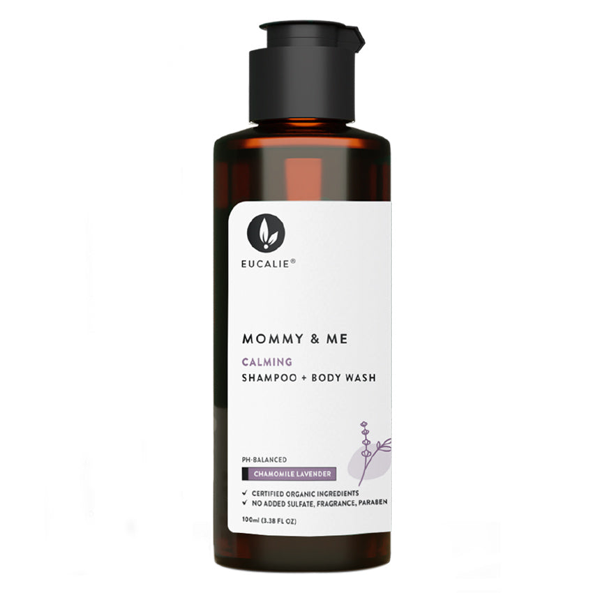 Eucalie Mommy & Me Organic Calming Shampoo & Body Wash - 100 mL