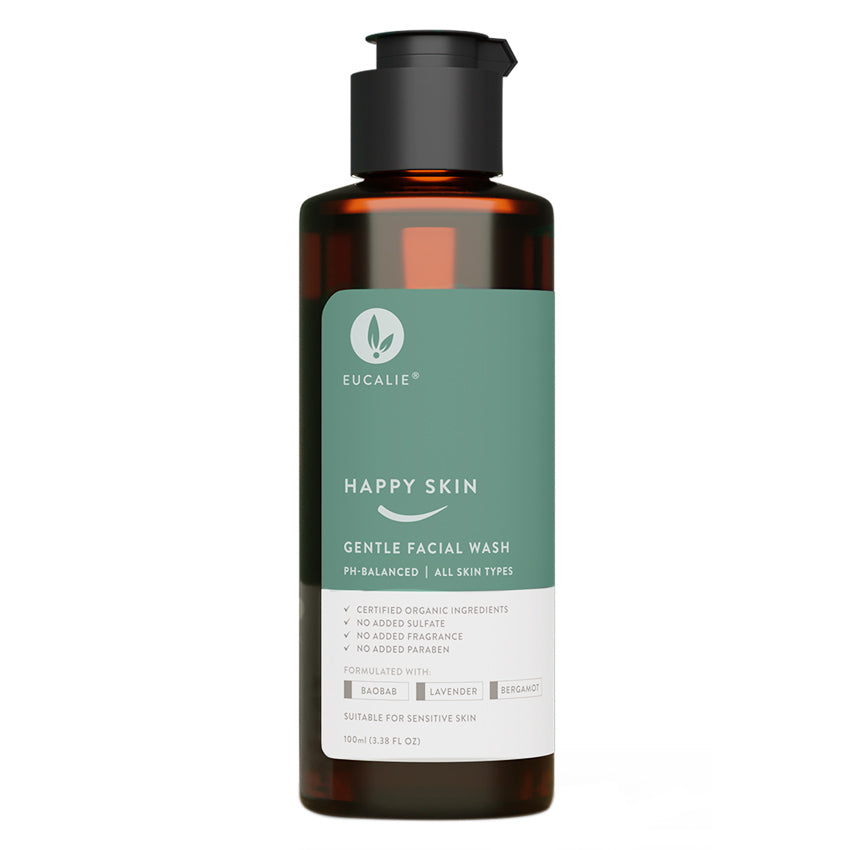 Eucalie Happy Skin Organic Anti Aging Facial Wash - 100 mL