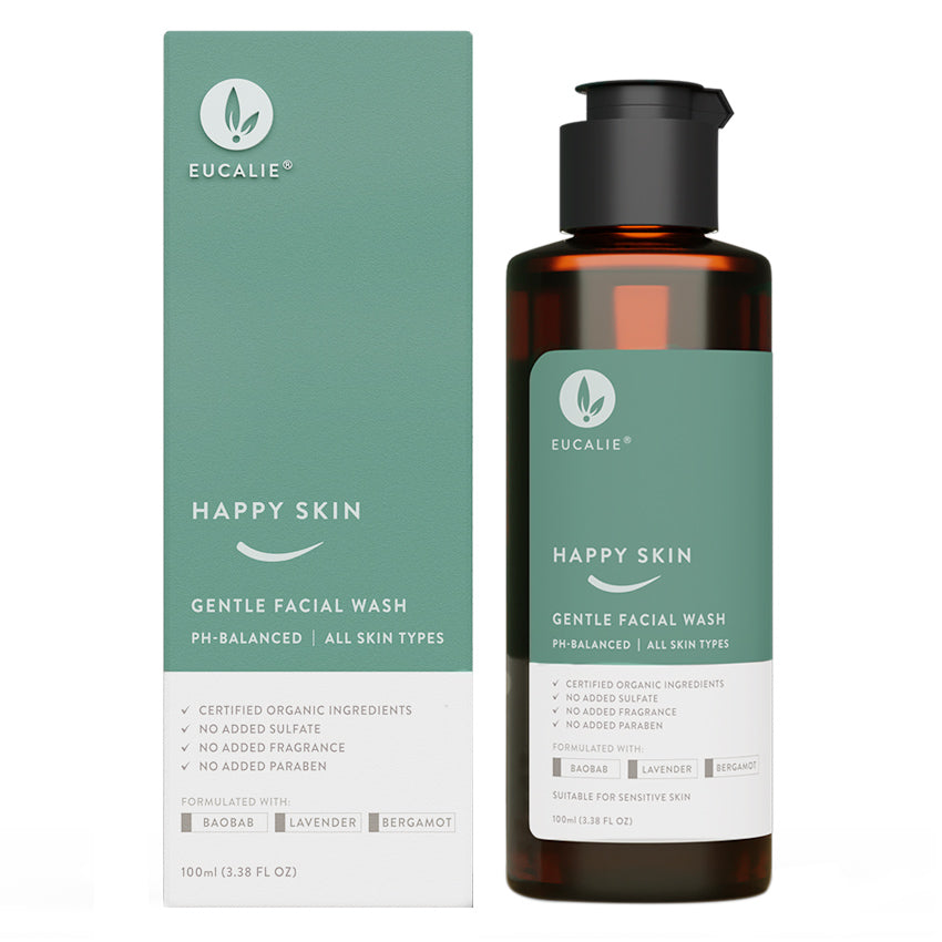 Eucalie Happy Skin Organic Anti Aging Facial Wash - 100 mL