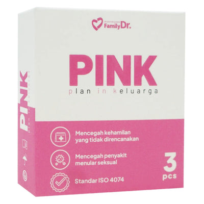 Gambar FamilyDr PINK Condom - 3 Pcs Jenis Kondom