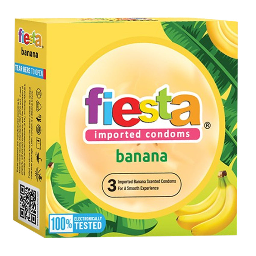 Fiesta Kondom Banana - 3 Pcs