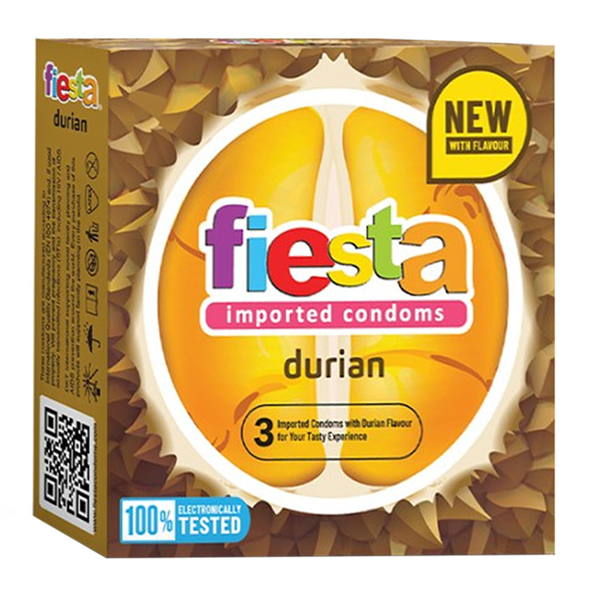 Gambar Fiesta Kondom Durian - 3 Pcs Kondom