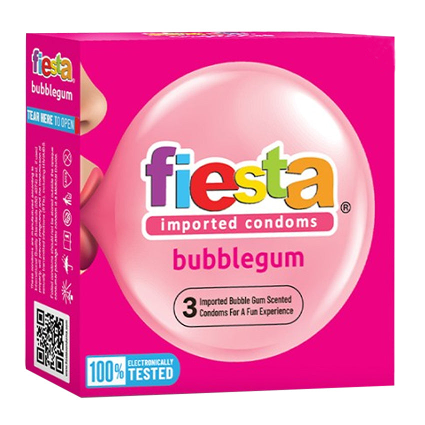 Gambar Fiesta Kondom Bubble Gum - 3 Pcs Kondom