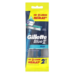 Gambar Gillette Blue II Plus Ultragrip - 2 Razors Peralatan Cukur