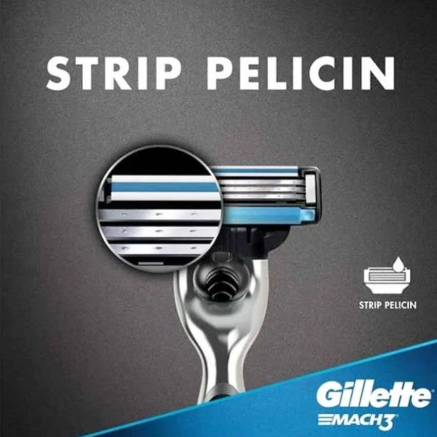 Gambar Gillette Mach 3 - 1 Razor Jenis Peralatan Cukur