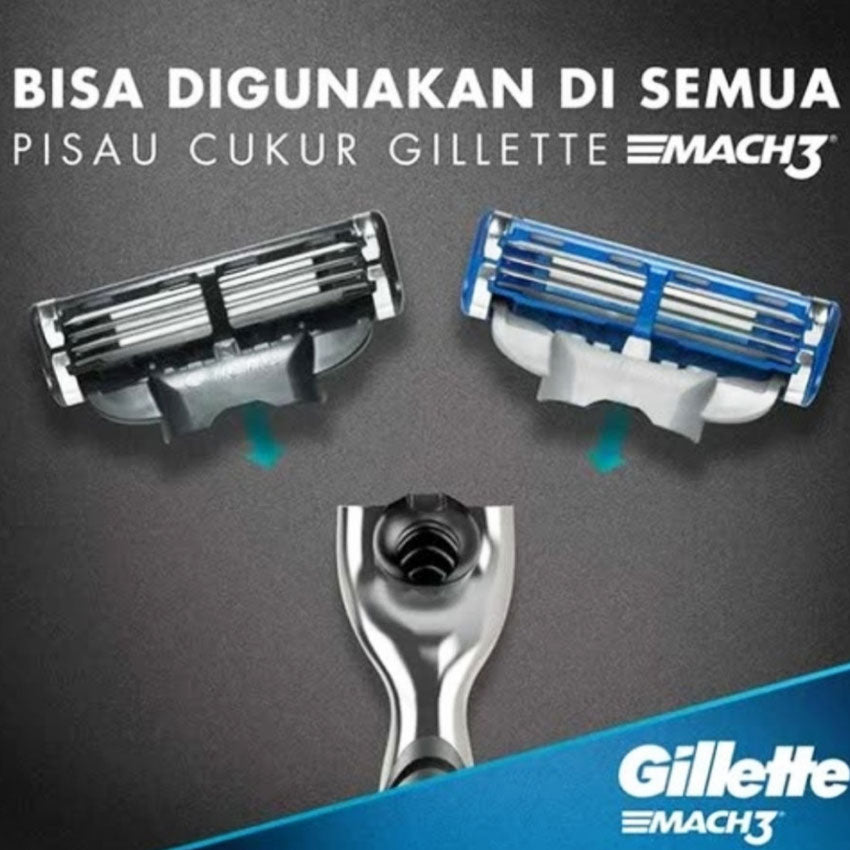Gambar Gillette Mach 3 - 1 Razor Jenis Peralatan Cukur