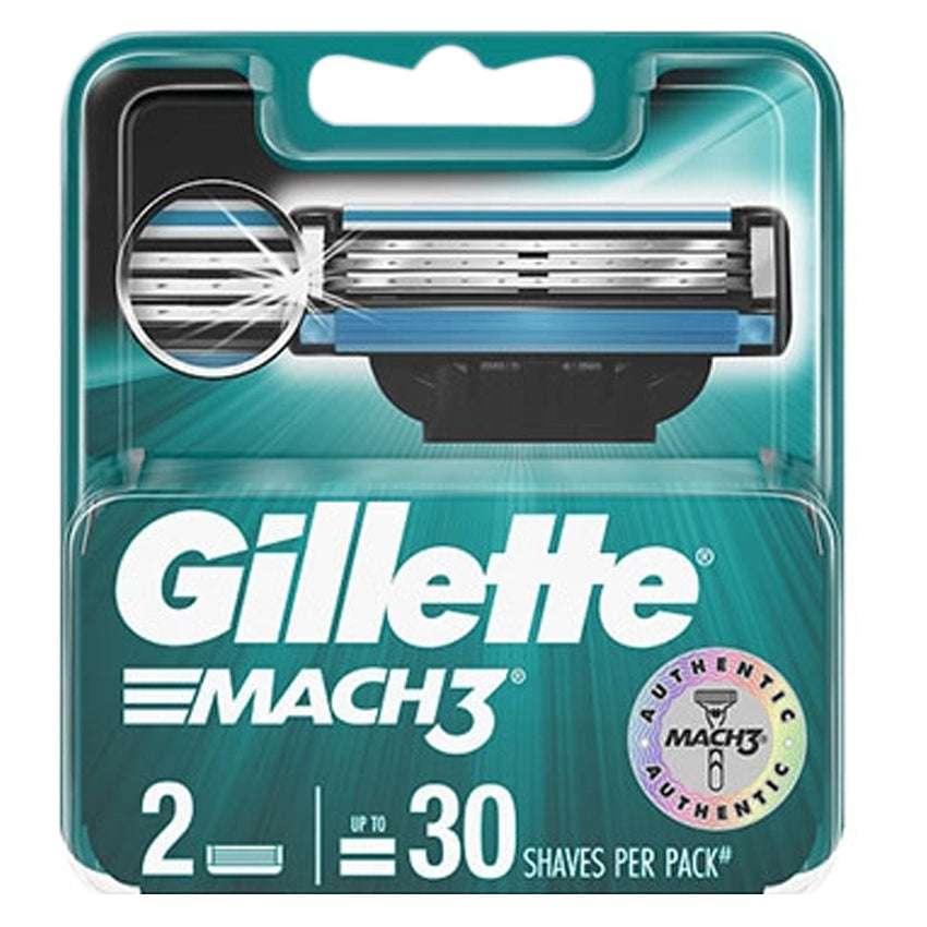 Gambar Gillette Mach 3 - 2 Cartridges Jenis Peralatan Cukur