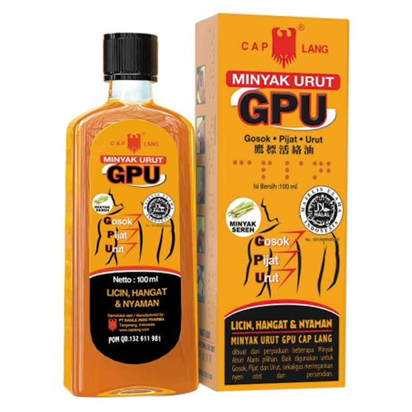 GPU Minyak Gosok Pijat Urut Sereh - 100 mL