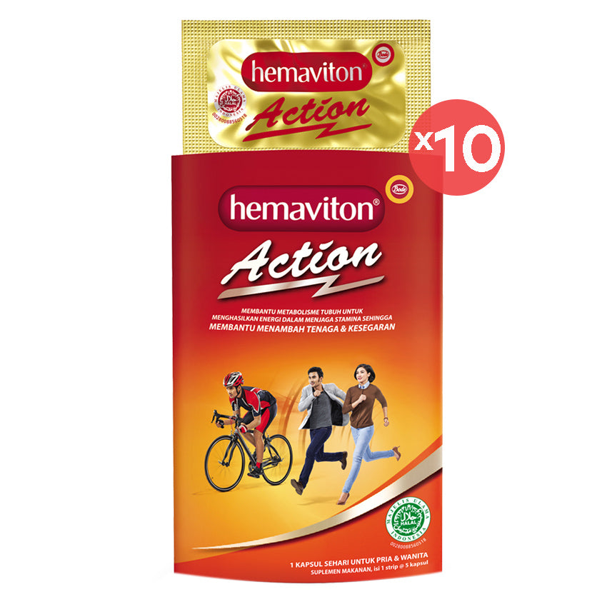 Hemaviton Action Sleeve - 50 Kapsul