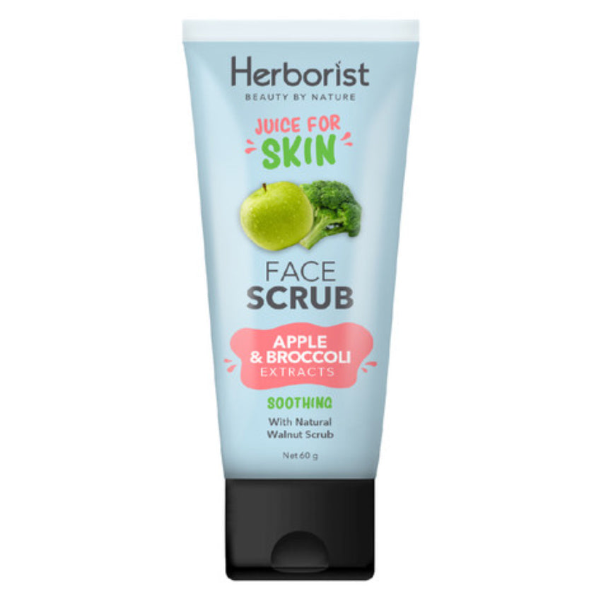 Herborist Juice for Skin Face Scrub Apple Broccoli - 60 gr