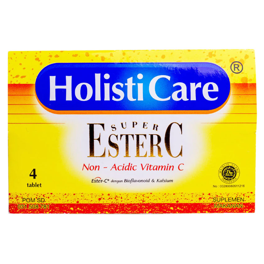 Gambar Holisticare EsterC - 4 Tablet Jenis Suplemen Kesehatan