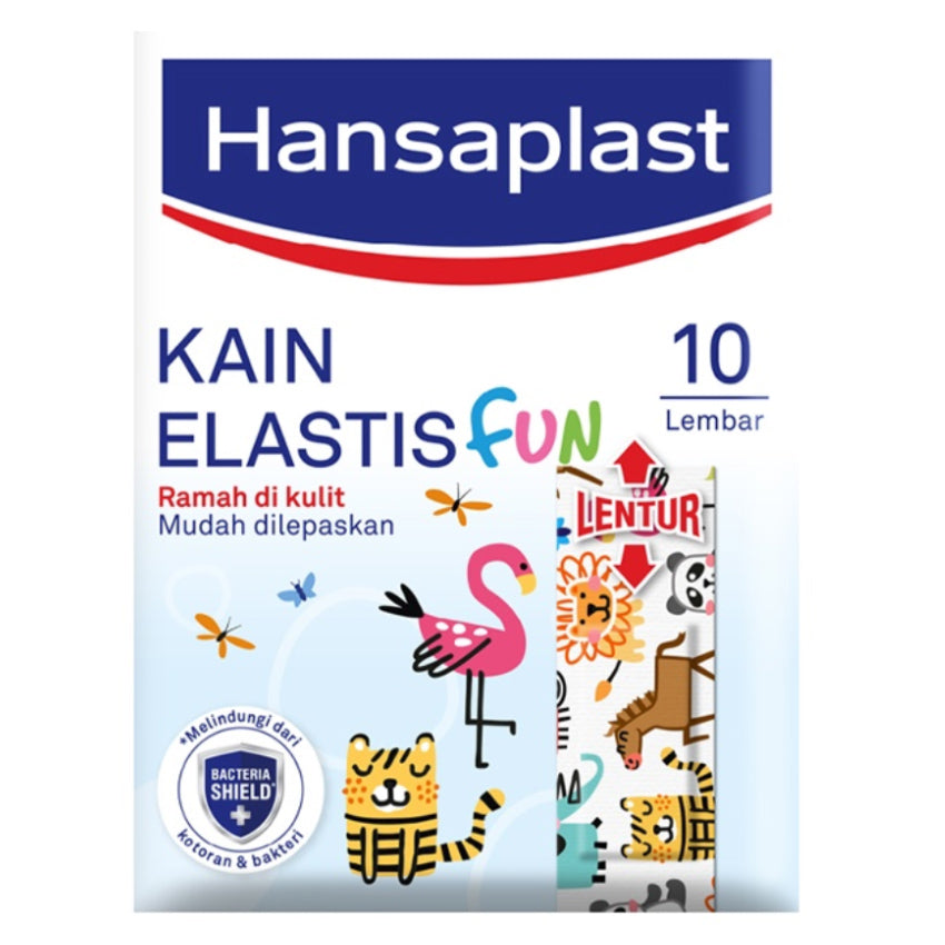 Gambar Hansaplast Plaster Junior Fun - 10 Sheets Jenis Kesehatan
