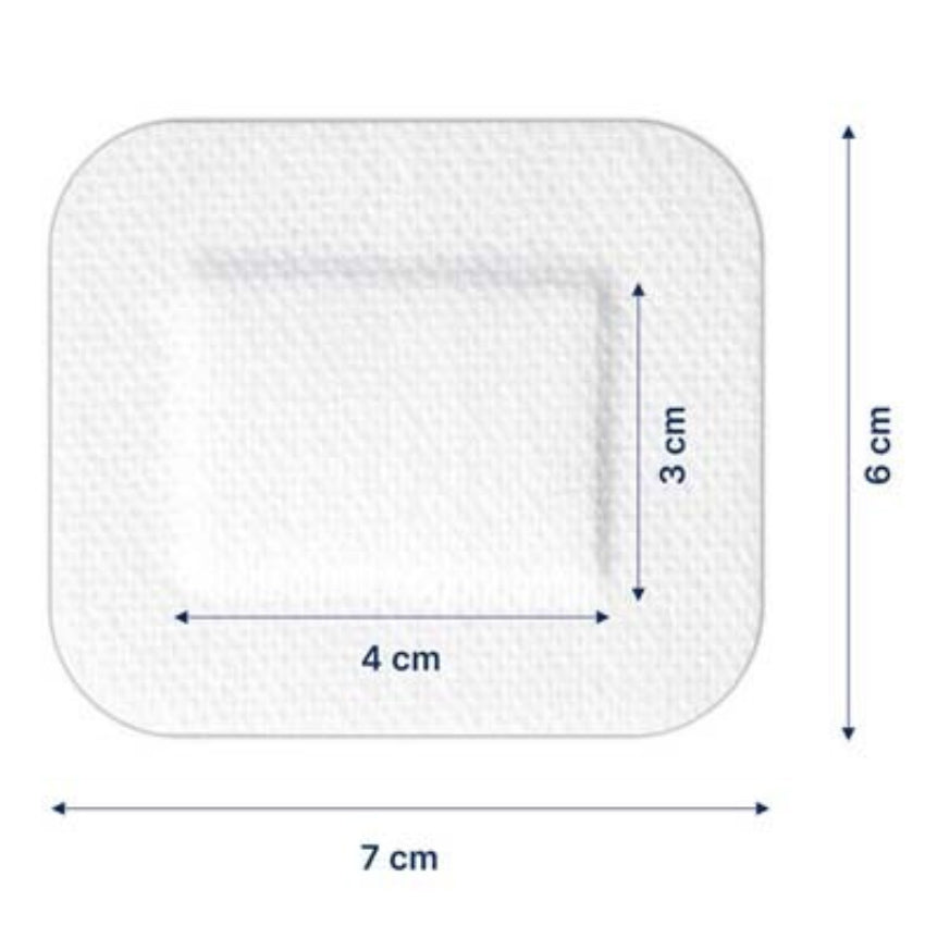 Hansaplast Sensitive Steril 6x7 cm - 5 Sheets