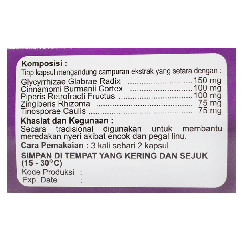 Hon Ship Pao 580 mg Box - 100 Kapsul