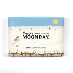 Gambar Happy Moonday Pembalut Organik Large 28 cm - 4 Pads Perawatan Ms V
