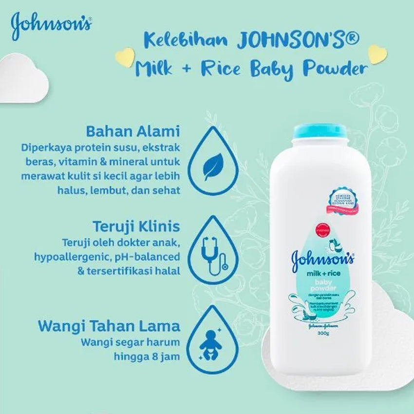 Johnson's Baby Powder Milk - 300 gr