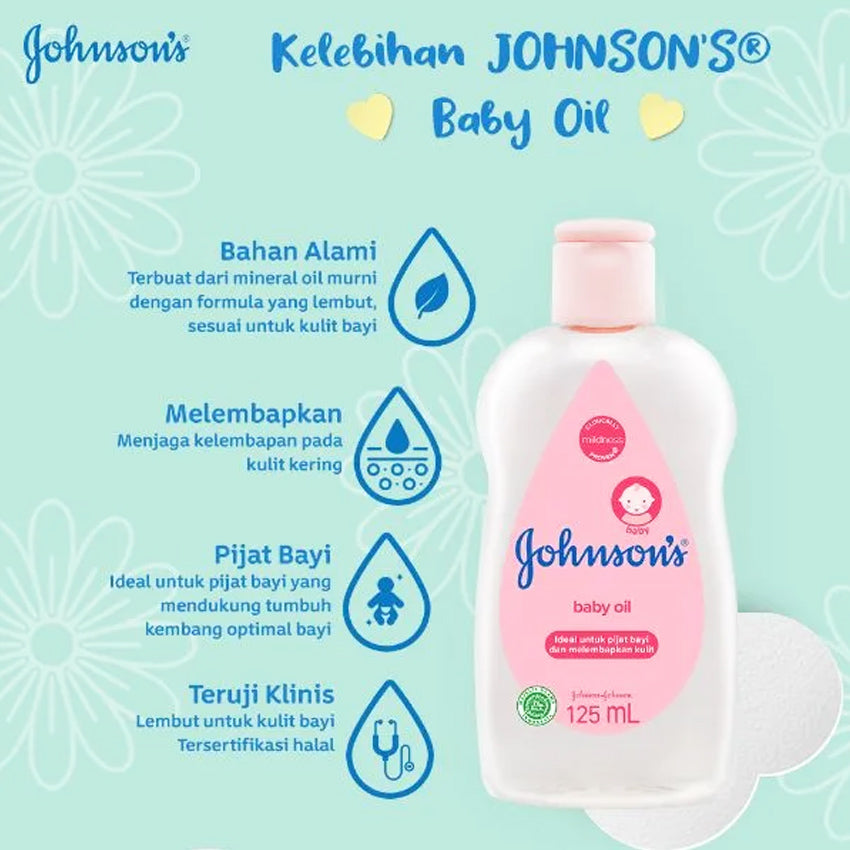 Johnson's Baby Oil - 125 mL
