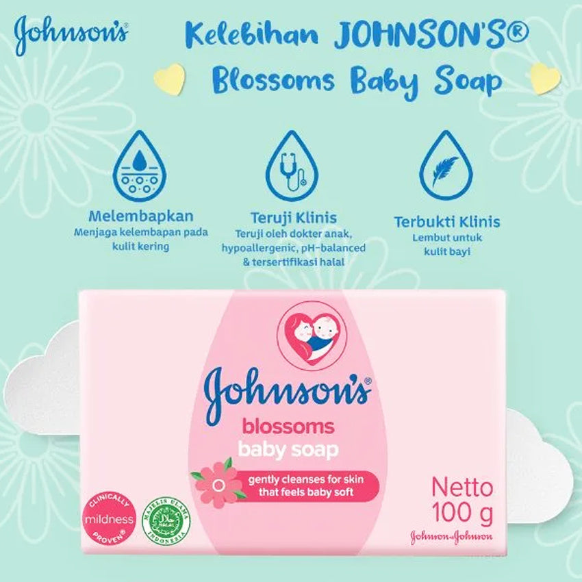 Johnson's Baby Soap Blossoms - 100 gr