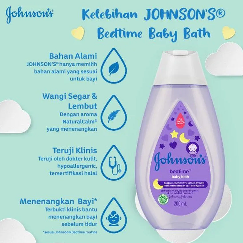 Gambar Johnson's Baby Bath Bedtime - 200 mL Perlengkapan Bayi & Anak