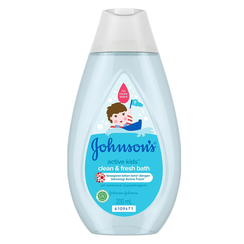 Gambar Johnson's Active Kids Baby Bath Clean & Fresh - 200 mL Perlengkapan Bayi & Anak