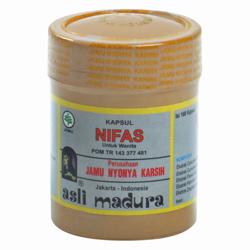 Gambar Jamu Nyonya Karsih Nifas - 100 Kapsul Jenis Perawatan Ms V