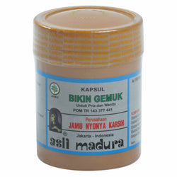 Gambar Jamu Nyonya Karsih Bikin Gemuk - 100 Kapsul Penambah Berat Badan