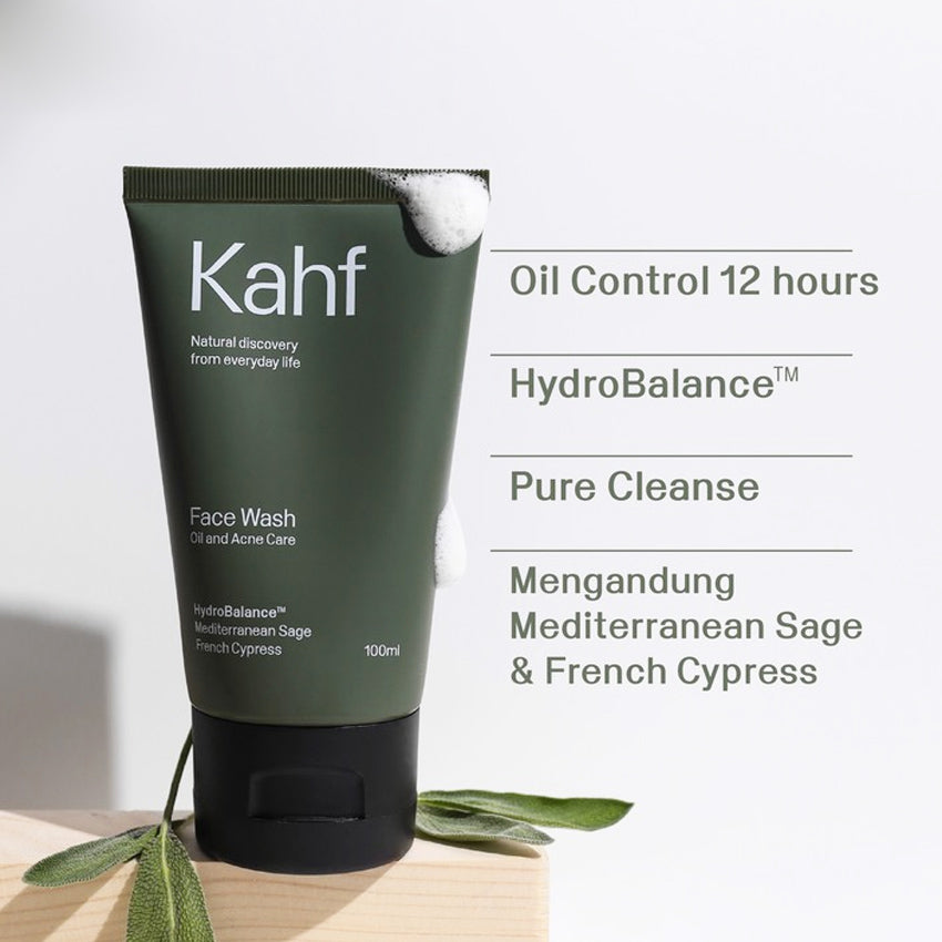 Gambar Kahf Oil & Acne Care Face Wash - 100 mL Perawatan Pria