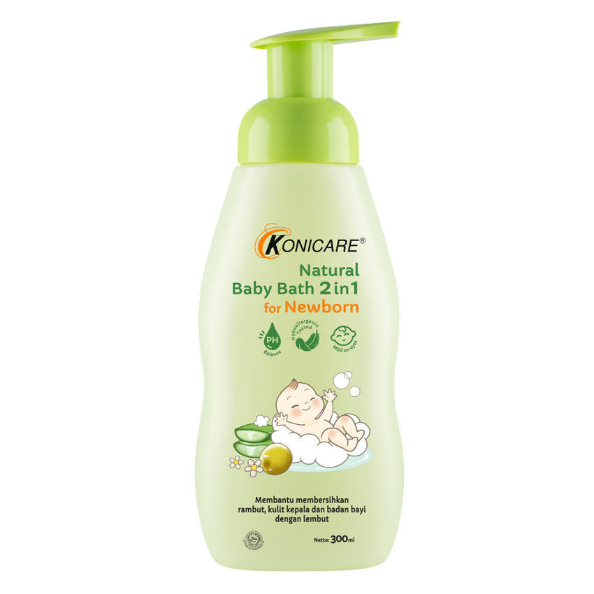 Konicare 2 in 1 Natural Baby Bath Foam - 300 mL