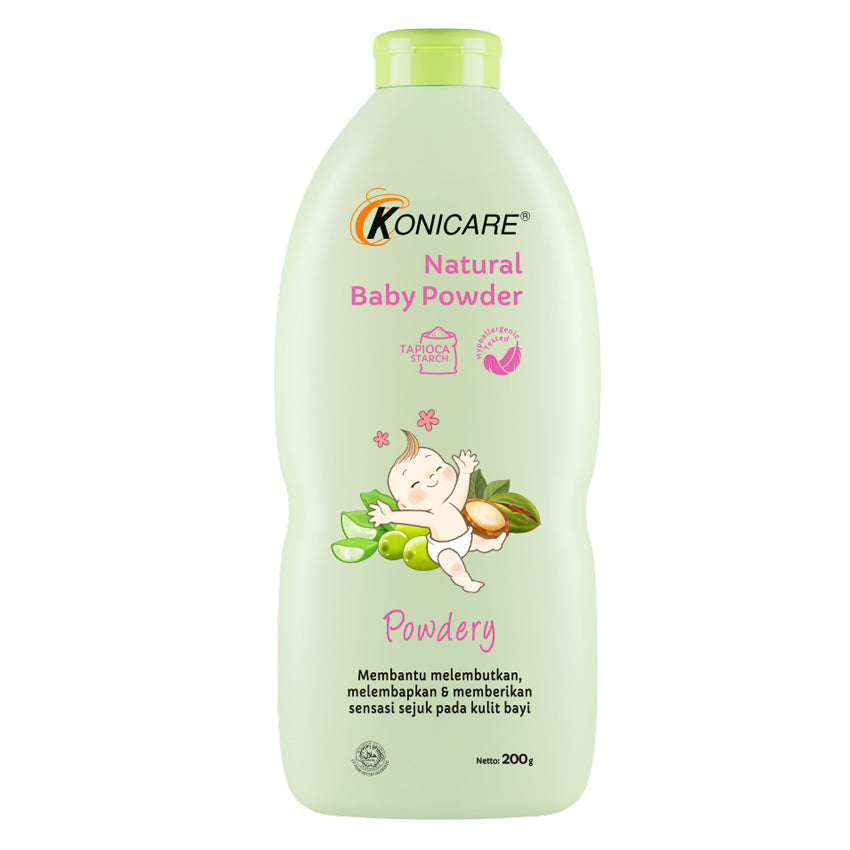 Gambar Konicare Natural Baby Powder Powdery - 200 gr Perlengkapan Bayi & Anak