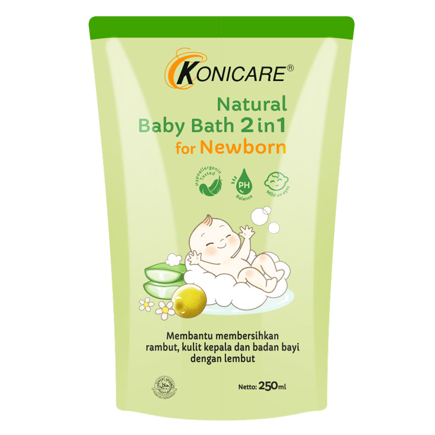 Konicare Natural Baby Bath 2 in 1 Foam Pouch - 250 mL