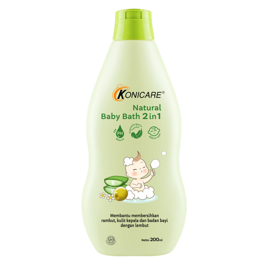 Konicare Natural Baby Bath 2 in 1 Bottle - 200 mL