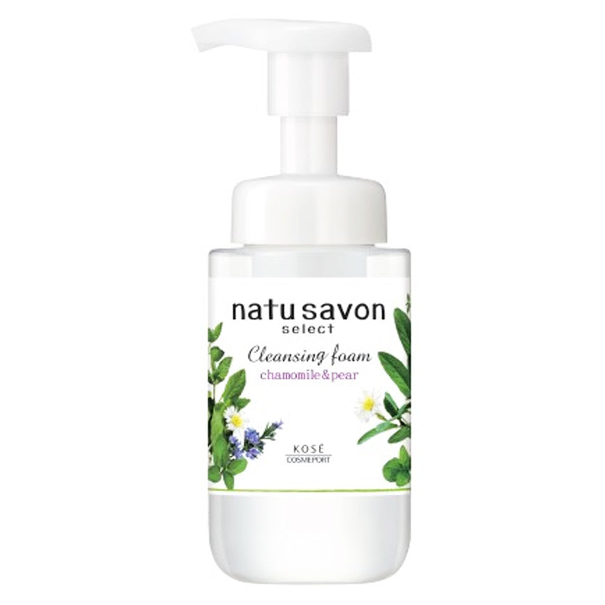 Gambar Kose Cosmeport Softymo Natusavon Select Cleansing Foam Chamomile & Pear - 200 mL Jenis Perawatan Wajah