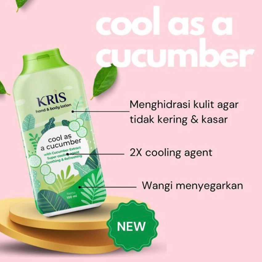 Gambar Kris Cool as a Cucumber Super Food Hand & Body Lotion - 100 mL Jenis Perawatan Tubuh
